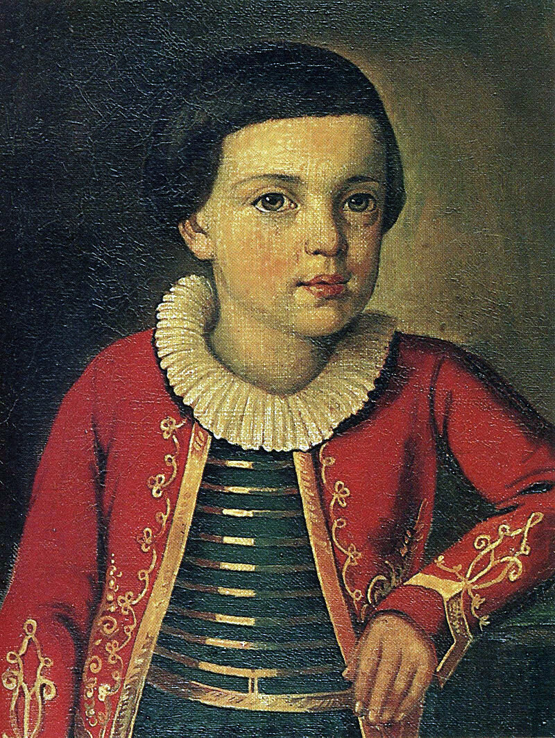 Неизвестный художник. Михаил Лермонтов, около 1820–1822