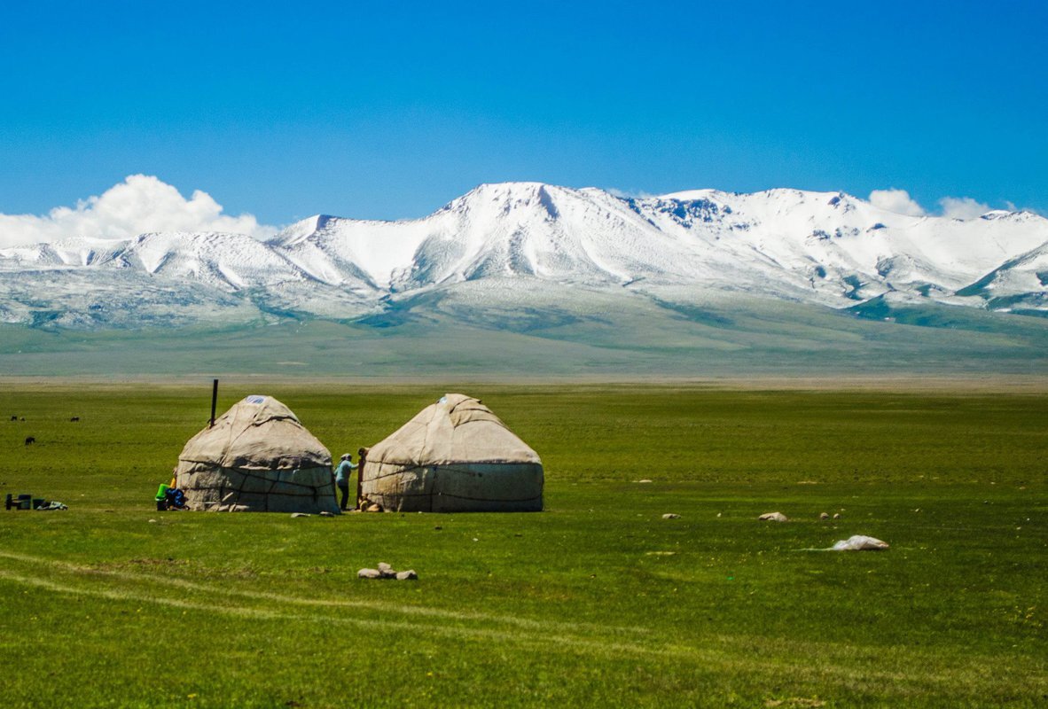 Юрта чабана Киргизстан