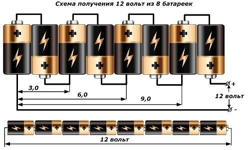 Как переделать напряжение из 12 вольт в 9 и 6 В