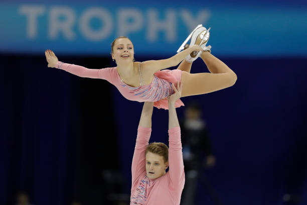Александра Бойкова и Дмитрий Козловский,короткая программа на NHK Trophy 2019