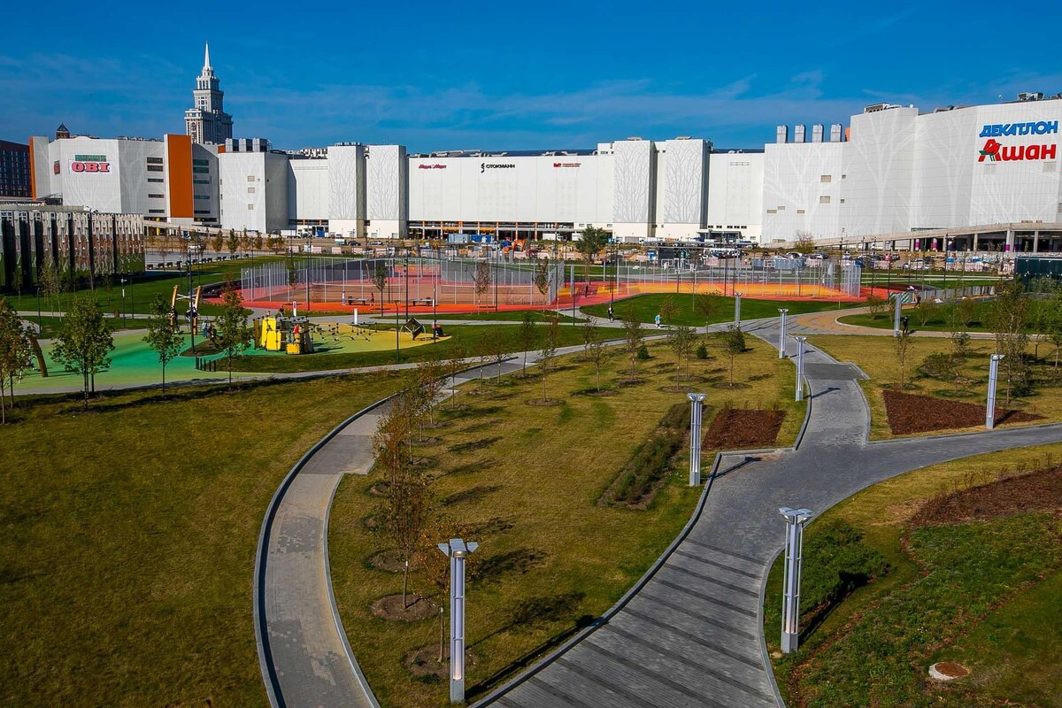 Парк метро цска