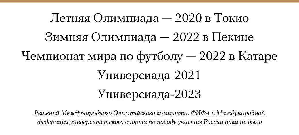 Соревнования без Российского флага. Данная информация не имеет официального подтверждения  