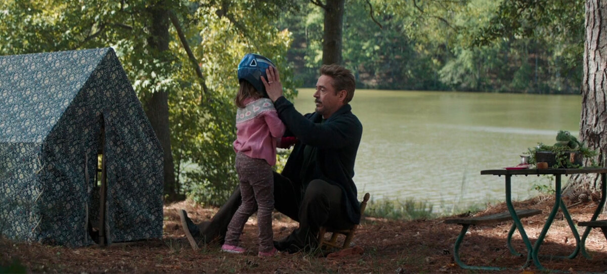 Тони со своей дочуркой Морган 