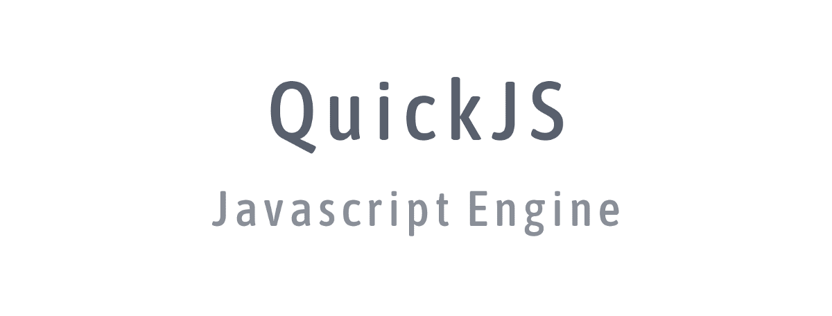 Js engine. QUICKJS.