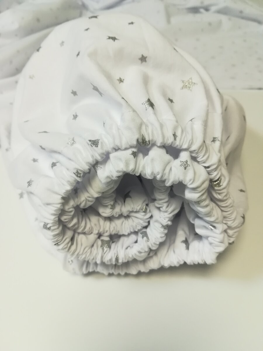 Простынь на круглый матрас, диаметром 75см