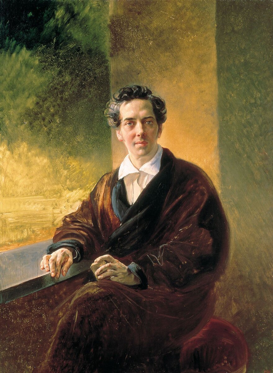 Брюллов К.. Портрет гр. Алексея Алексеевича Перовского ( писателя Антона Погорельского ). 1836.