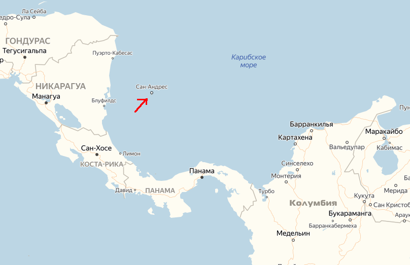 Угадайте кому принадлежит этот остров.