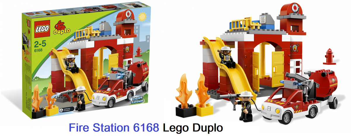 Duplo fire cheap station 6168