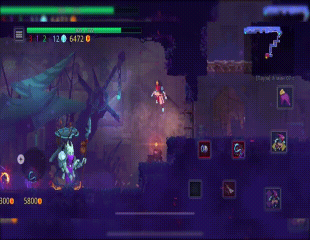 Геймплей мобильной версии игры Dead Cells