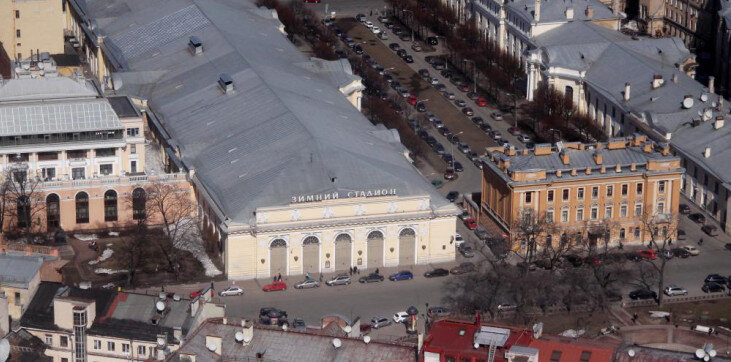 Михайловский манеж. Санкт-Петербург, Манежная площадь, д 2, Зимний стадион