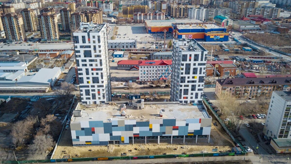 Комфортное расположение ЖК «CityZen» в центре Тюмени. Высокая доминанта позволяет соблюдать нормы инсоляции и обеспечивать комфортную жилую среду.