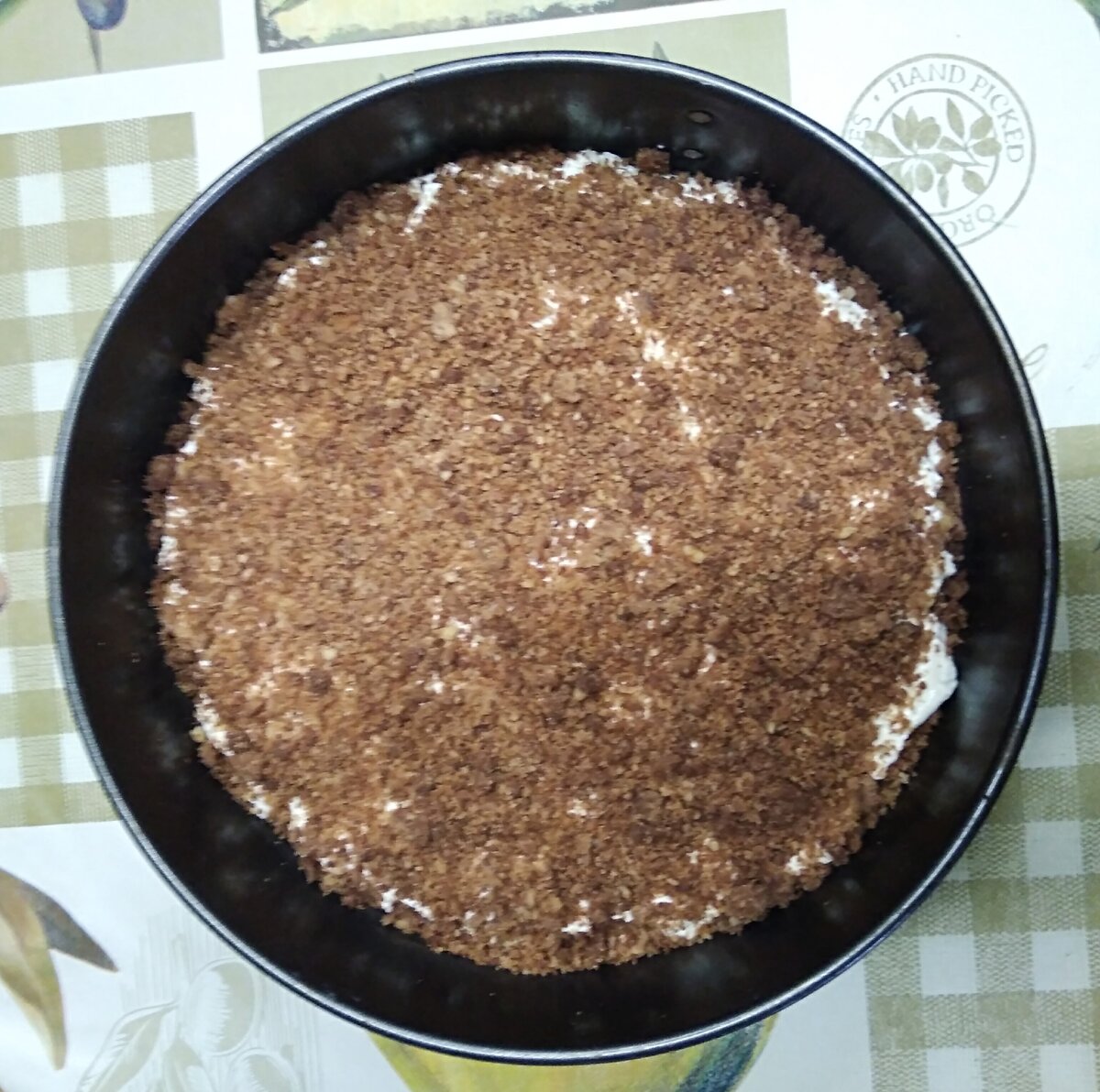 Королевская ватрушка с творогом и какао в духовке