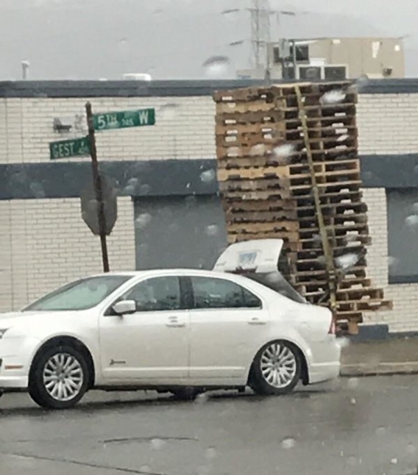Нормально  - натырил так поддонов и багажник своей ласточки