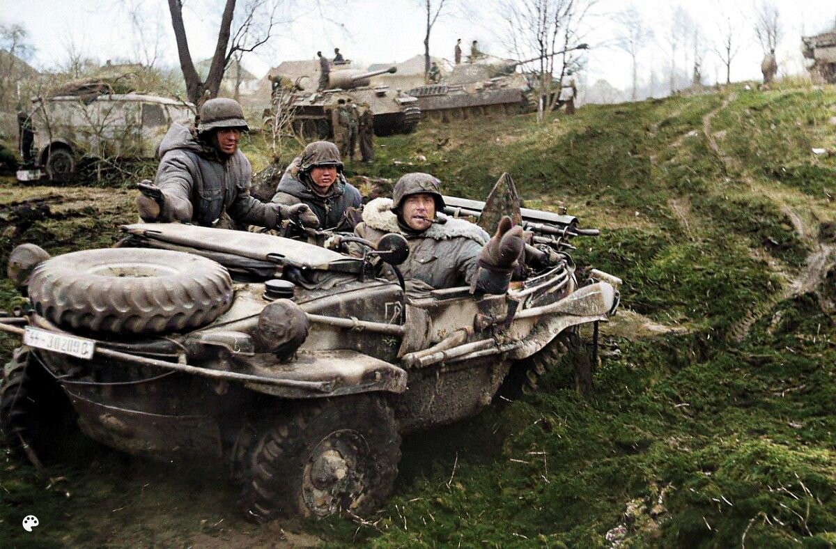 Schwimmwagen Type 166 на Курской дуге