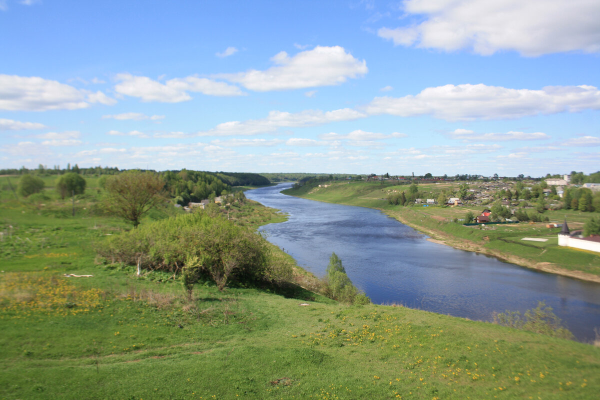 Так выглядит Волга в районе Старицы