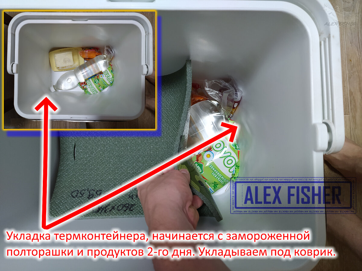 коврик в термоконтейнере