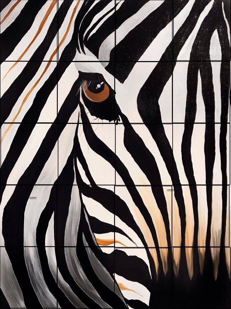 референс картины с сеткой