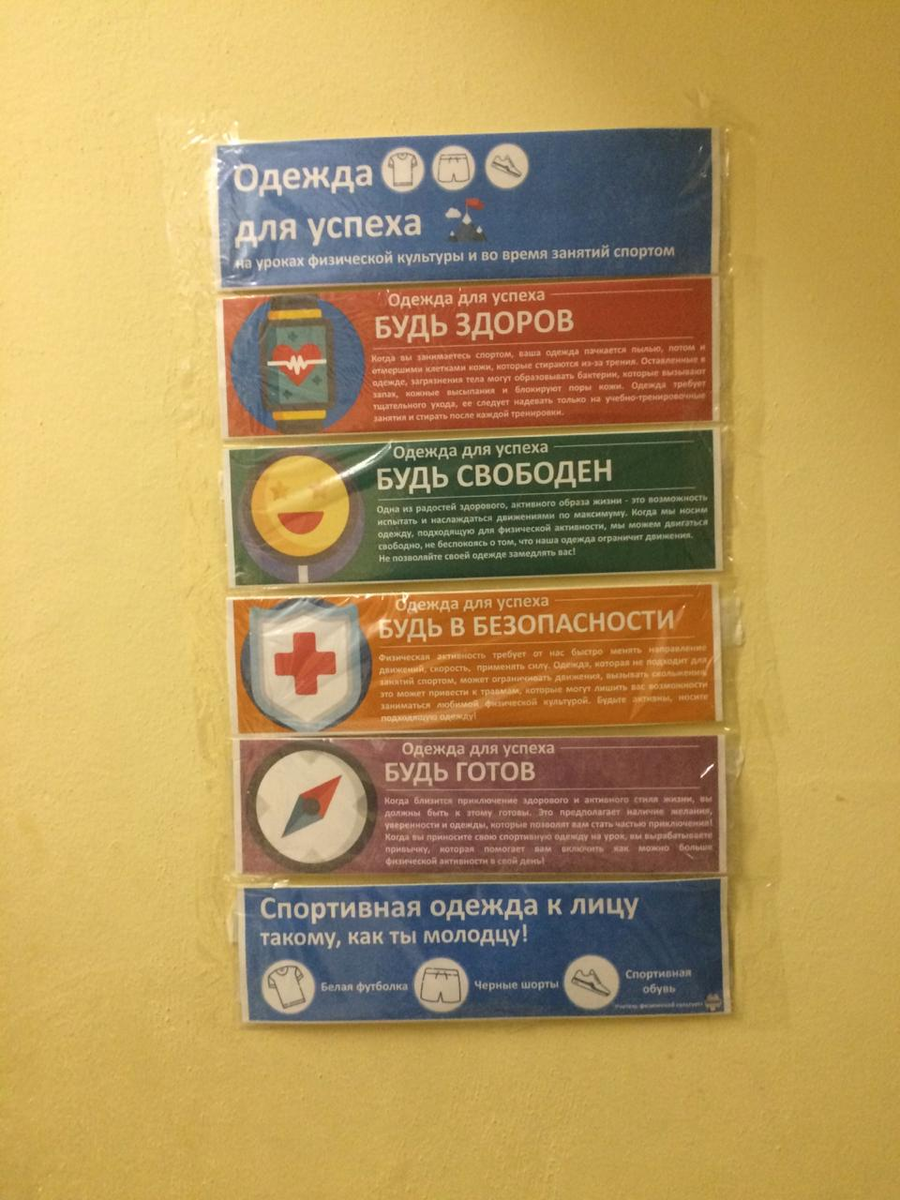 Вот так это выглядит у меня в зале