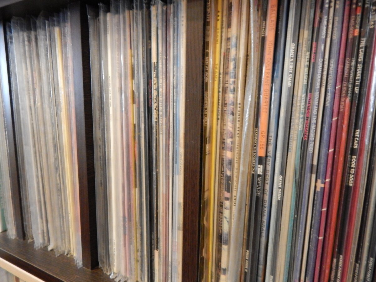 Фрагмент моей виниловой коллекции.