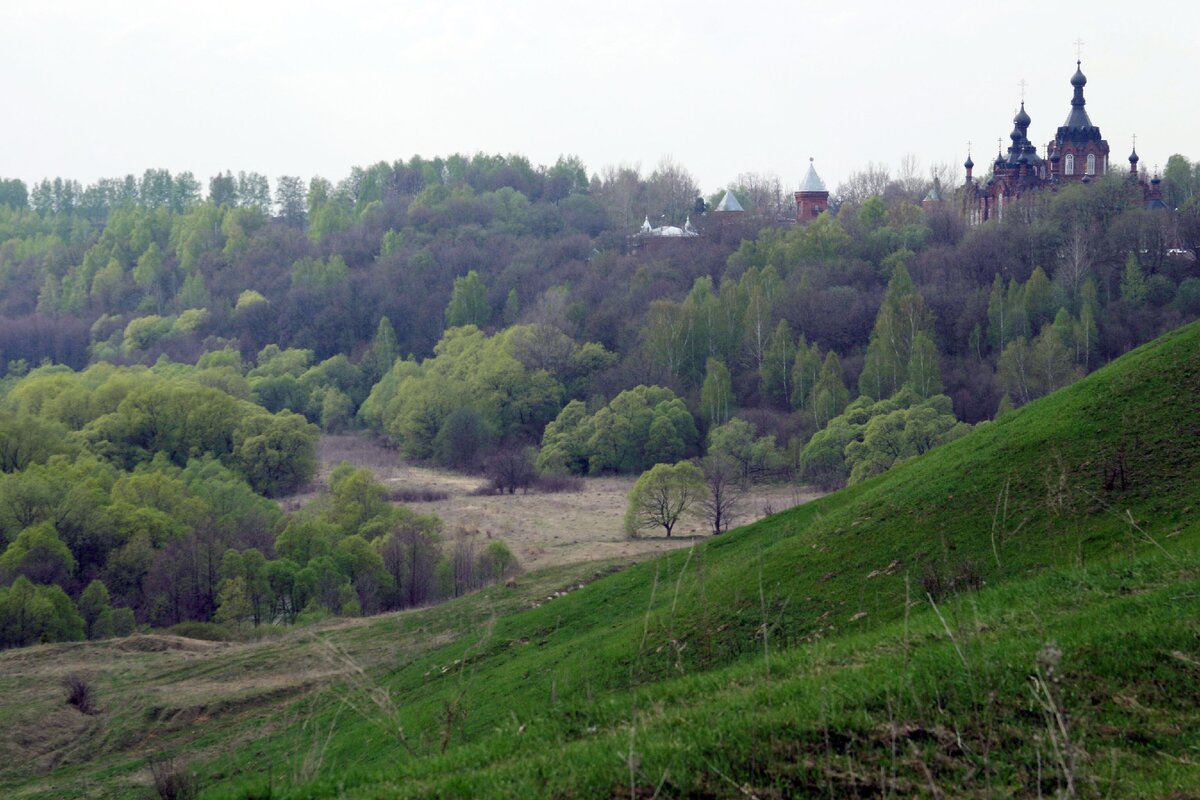 Оптина пустынь из космоса фото свечение