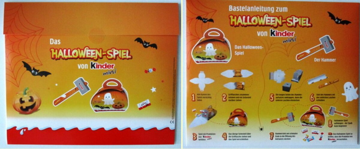 Das Halloween-Spiel (Kinder Mini), Германия. 