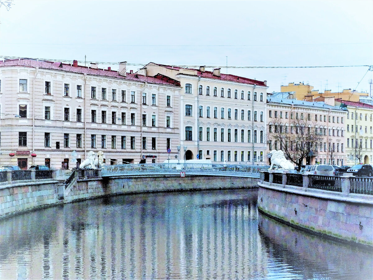 Канал Грибоедова и Львиный мост. Фото автора