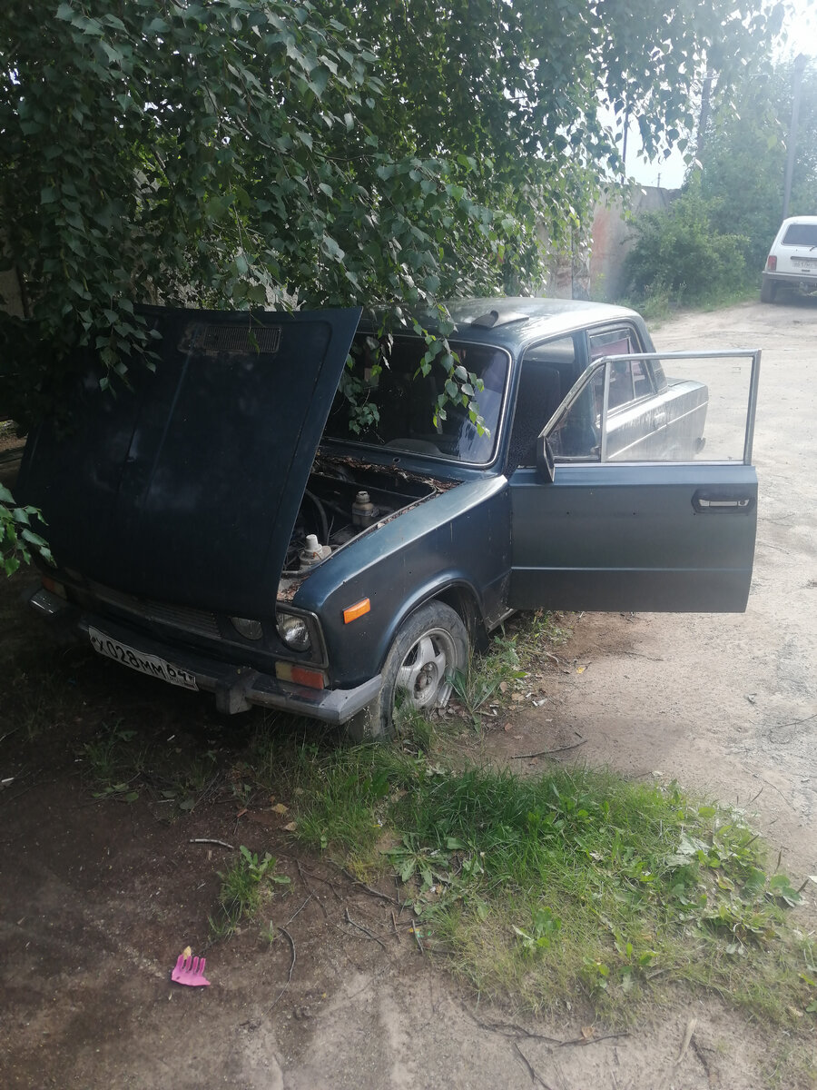 Вот такое печальное зрелище меня ждало, когда я за ней приехал