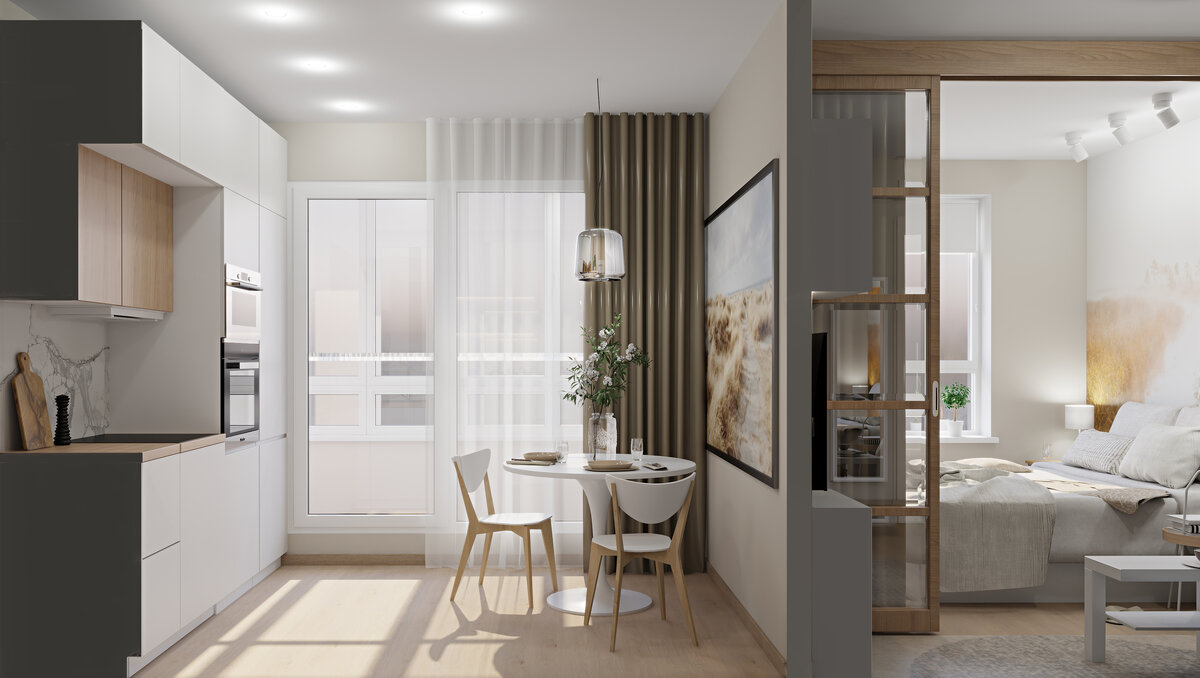 Интерьер квартиры для пожилой пары. Проект UGOL. 