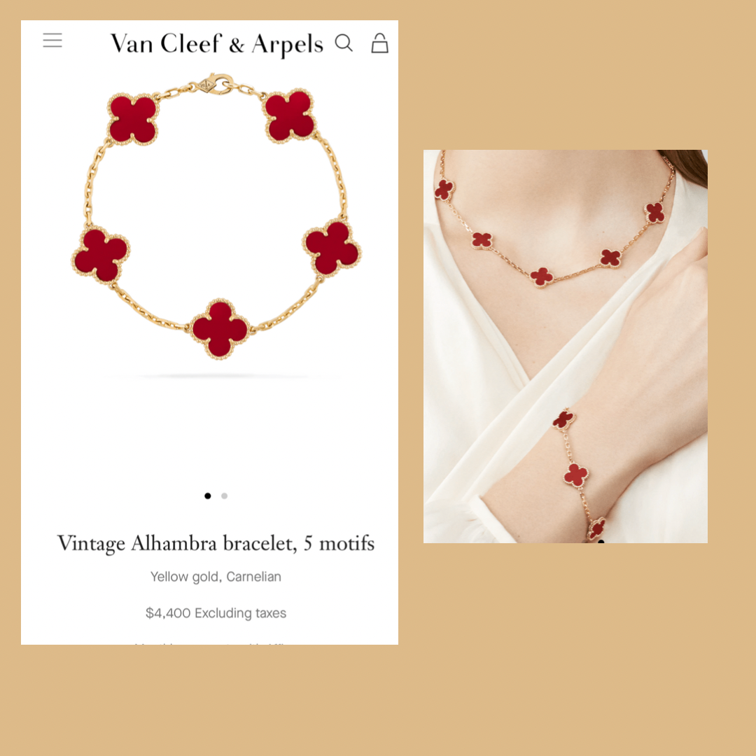 Van Cleef& Arpels Alhambra bracelet 