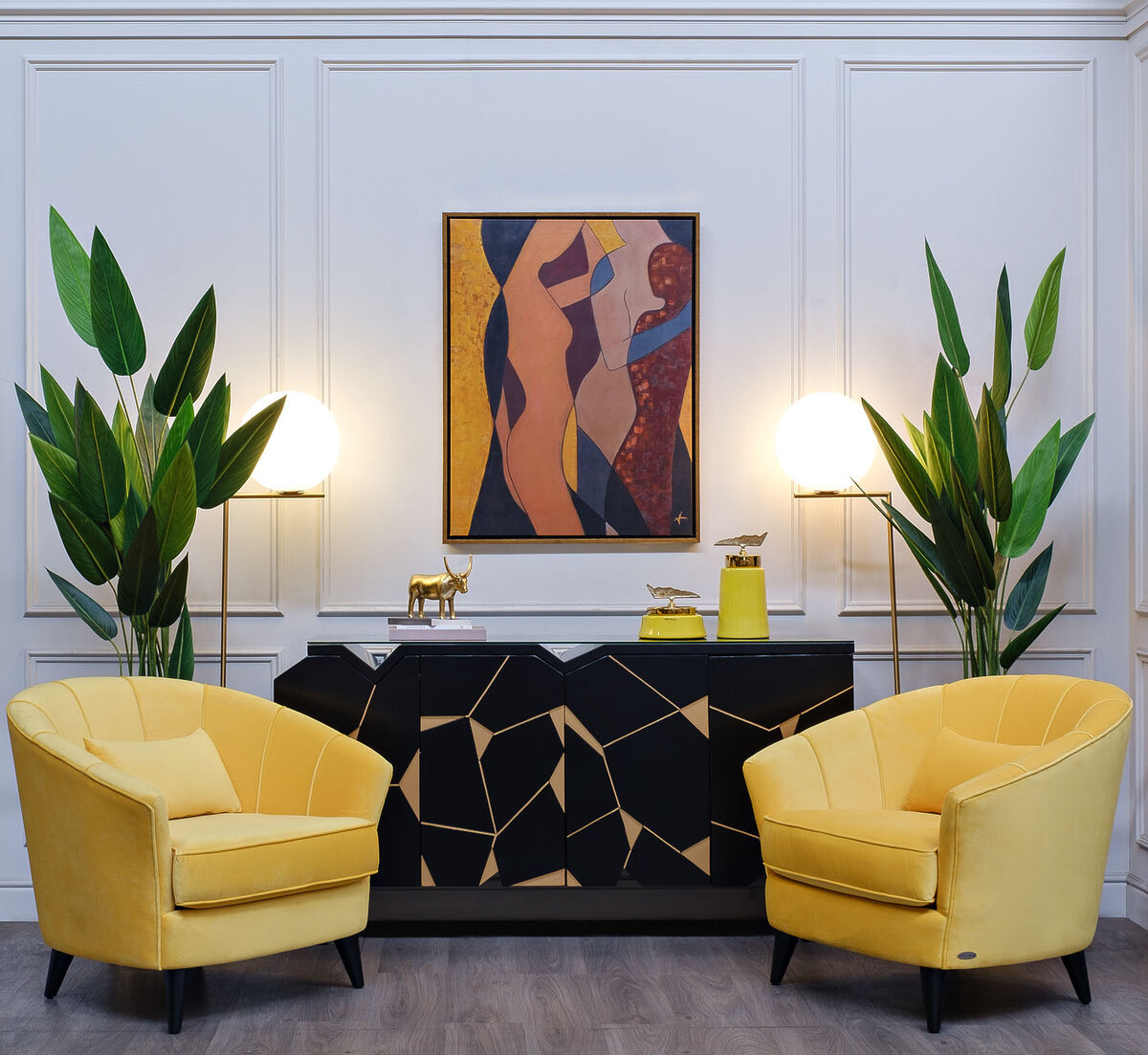 Холст "Фантазия" (золото) в бронзовом багете от Garda Decor. Авторская копия оригинальной работы художницы-абстракционистки, члена Творческого союза художников России Ирины Воробьевой, выполнена в технике жикле (натуральный холст, акрил,фактурный гель, лак).