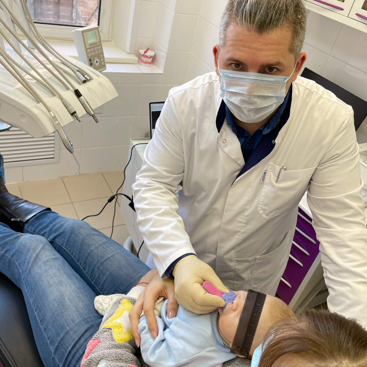 Приём грудничков с патологией развития челюстно-лицевой области.