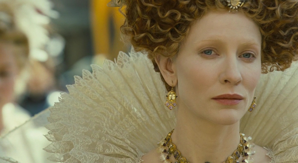 Кейт Бланшетт в роли Елизаветы в фильме "Золотой век"