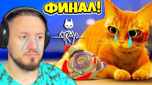 ПРОЩАЙ КОТИК - STRAY 😺 ФИНАЛ КОШАЧИЙ КИБЕРПАНК 2022 ИГРА ПРО КОТИКА ПРОХОЖДЕНИЕ