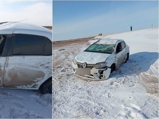     Астраханец слетел с автомобильной трассы / ГКУ Волгоспас