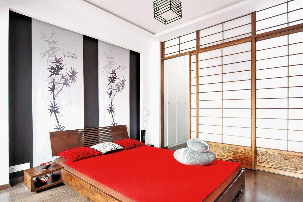 оформление комнаты в японском стиле