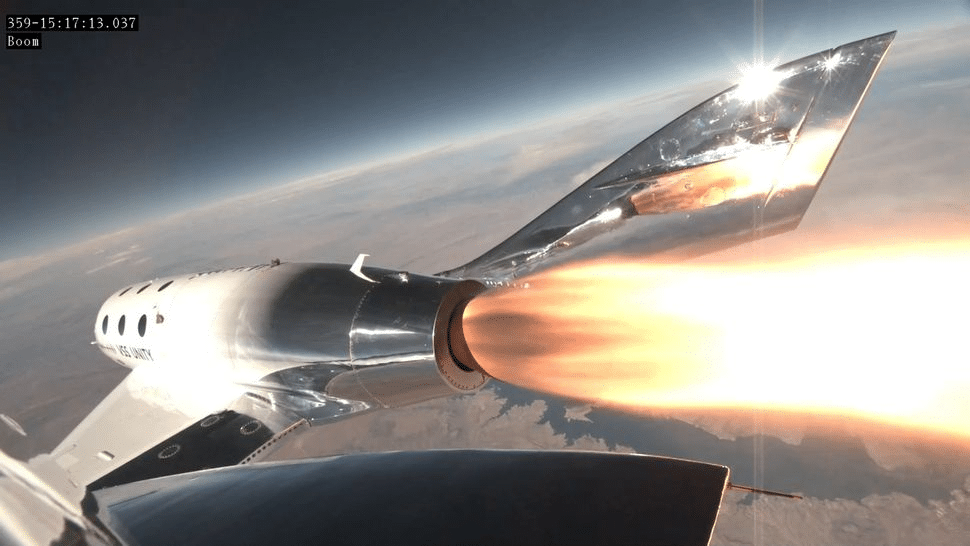    Космический самолет VSS Unity / © Virgin Galactic