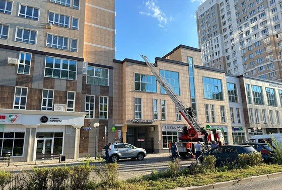    Результат атаки беспилотника в Белгороде