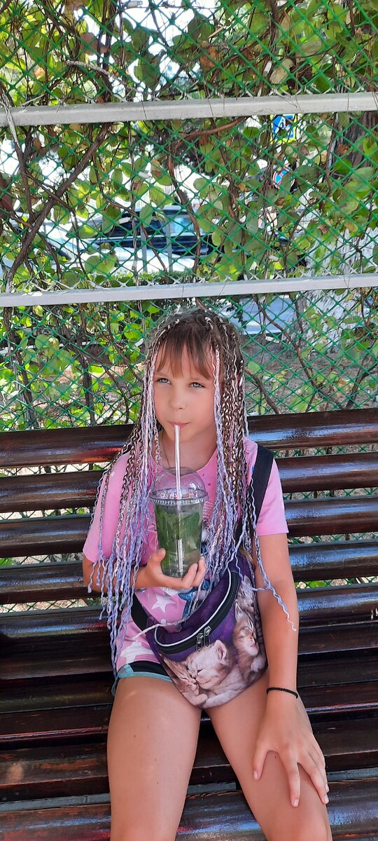 Маша в Кабардинке. Фото автора.