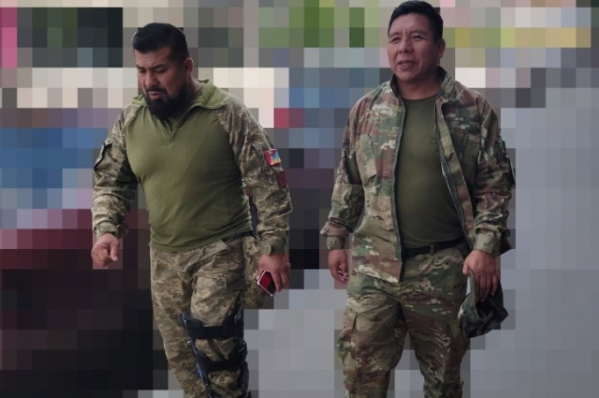    Подпольщик сделал фото наемников из Южной Америки на Украине