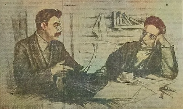 Свердлов и Сталин в ссылке