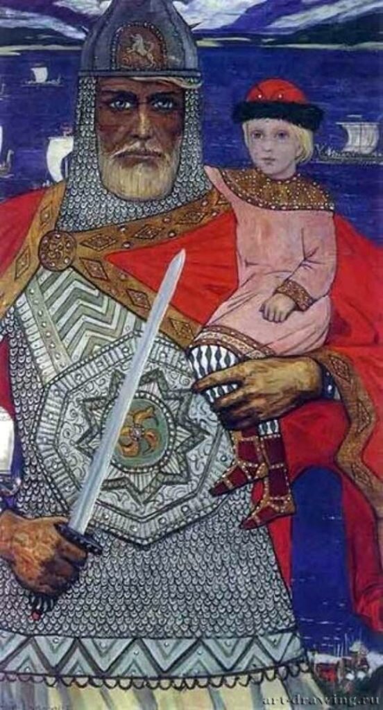 И. Глазунов Князь Олег и Игорь