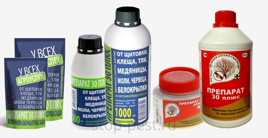 Весенняя «промывка» сада от зимующих вредителей — препарат «30 Плюс ...