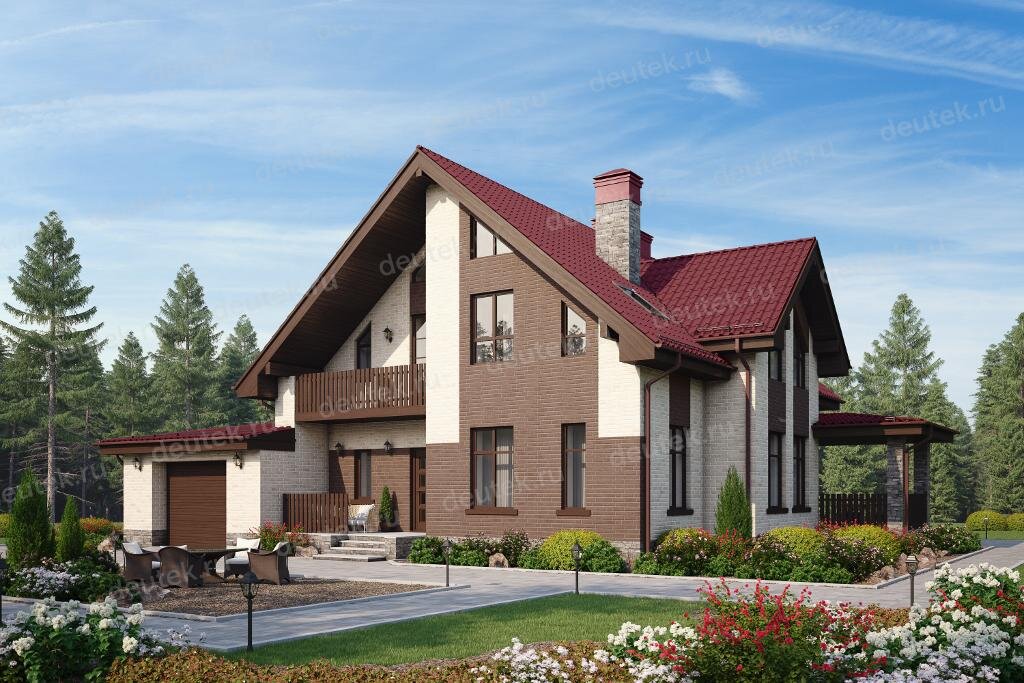 Готовый типовой проект дома DTV100263
