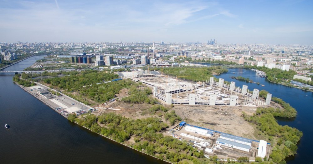 Застройка Нагатинской поймы. Фото: http://moydom.moscow 
