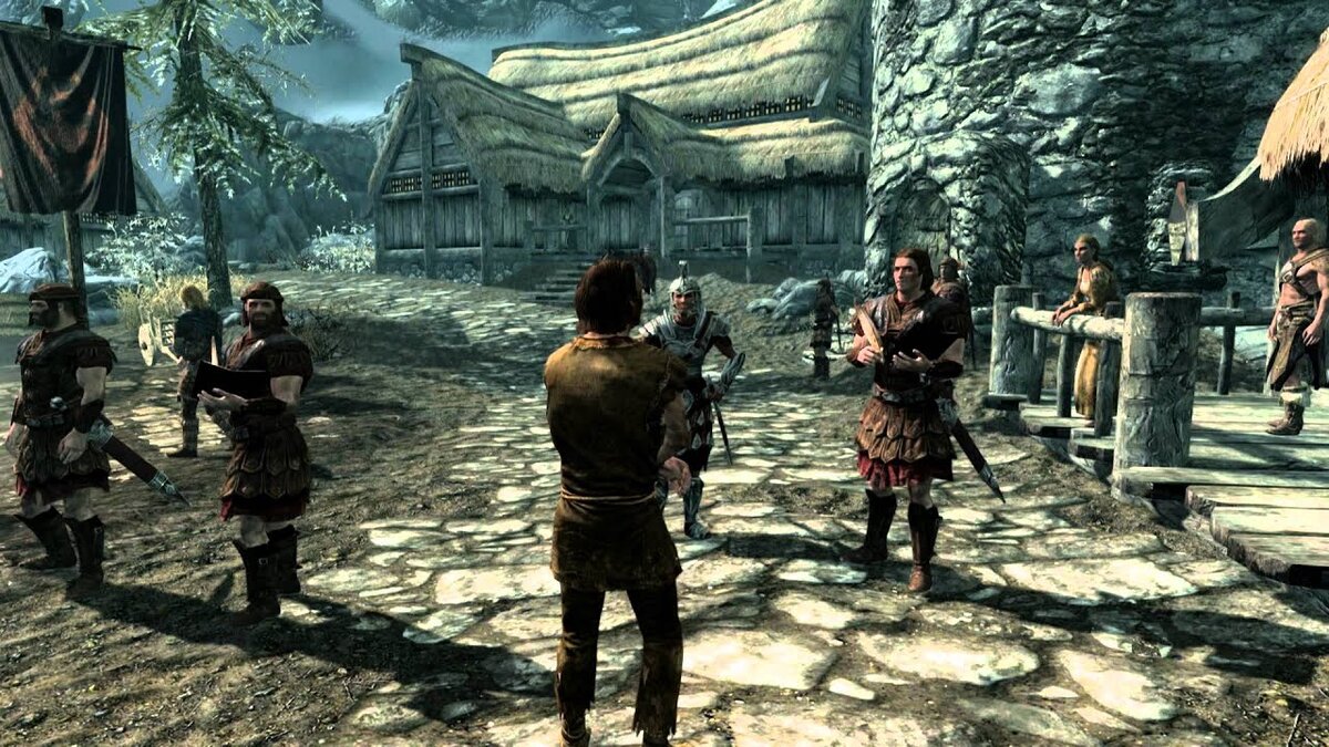 The Elder Scrolls V: Skyrim — почти классический пример ролевой игры, в которой игрок берёт на себя роль воина в фэнтезийном мире.