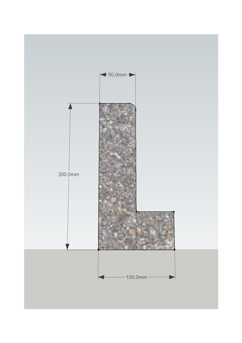 Бордюр-размеры