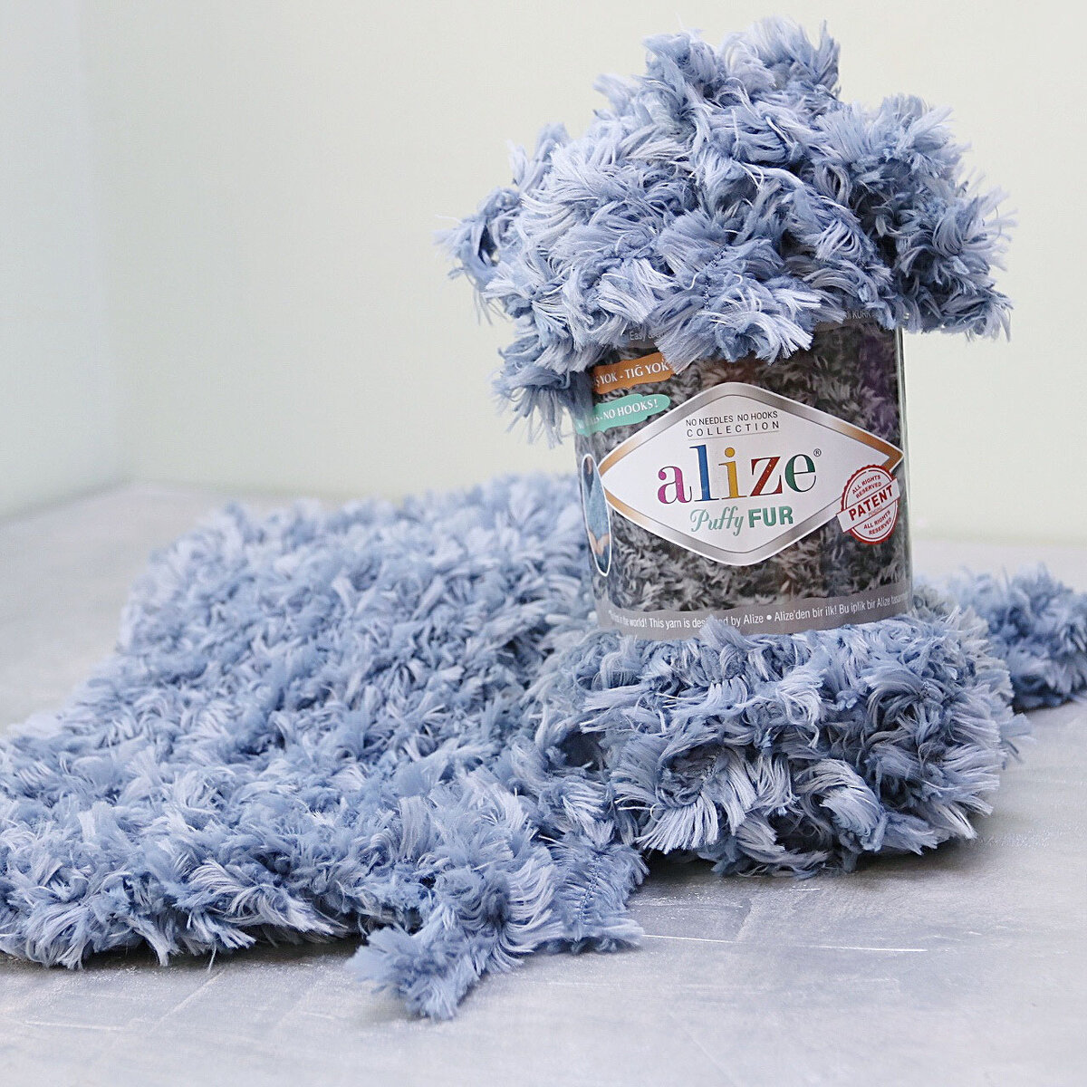 Пряжа Alize puffy fur