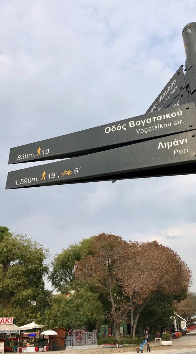 Ценные греческие указатели с минутами