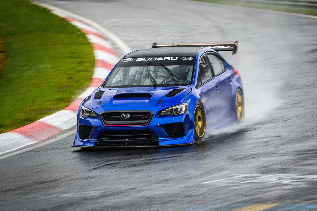 Subaru WRX STI дрифт