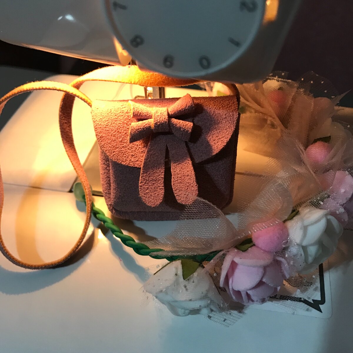 сумочка из замши